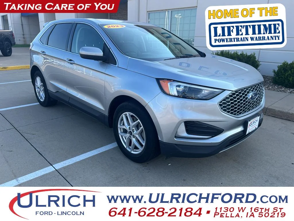 Used 2023 Iconic Silver Metallic Ford SEL image 1