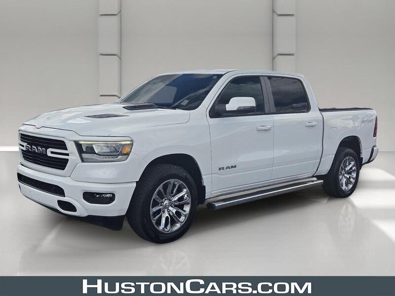 Used 2023 Bright White Clearcoat RAM Laramie 4x4 Crew Cab 5