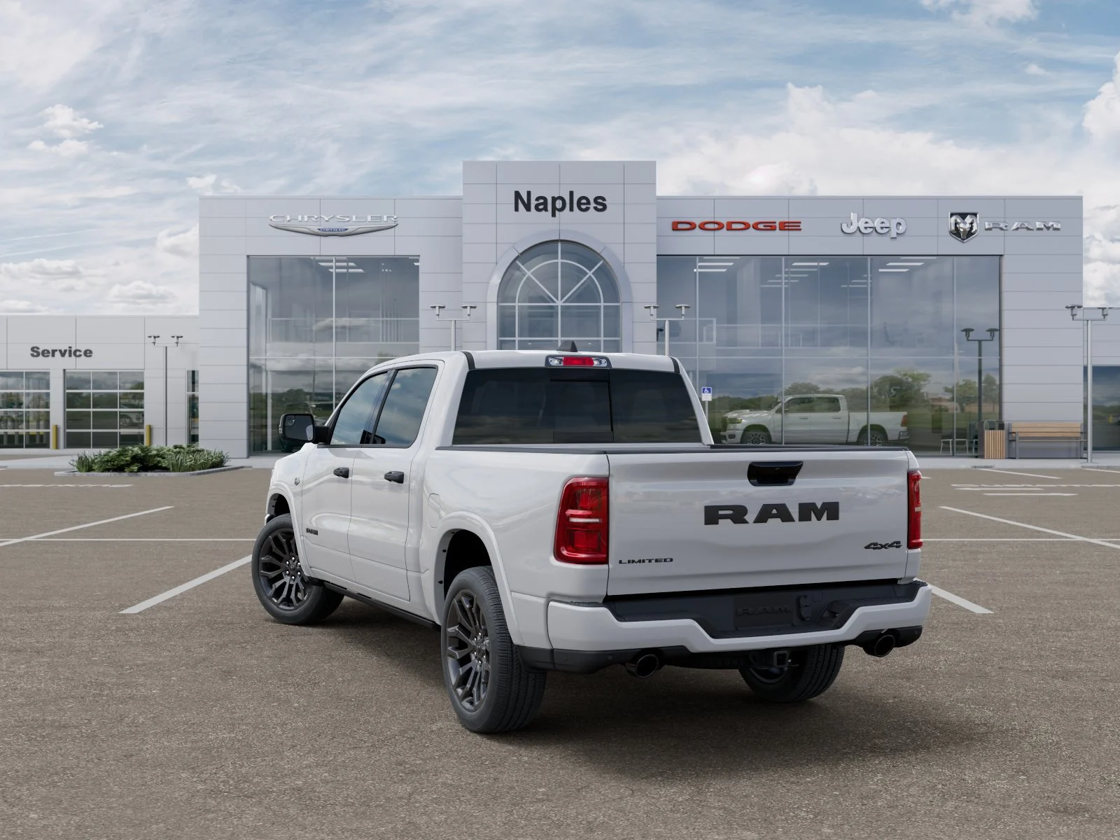New 2026 Bright White Clear-Coat Exterior Paint RAM Limited image 3