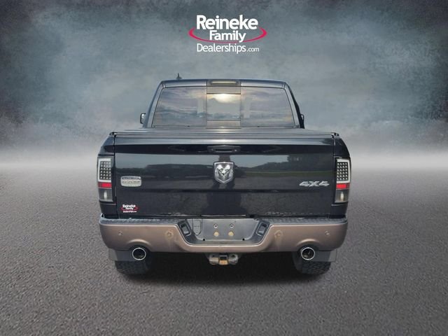 Used 2018 Brilliant Black Crystal Pearlcoat Ram Laramie Longhorn image 6