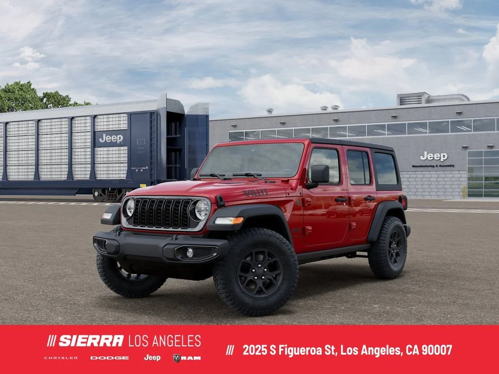 New 2026 Firecracker Red Clear-Coat Exterior Paint Jeep  image 1