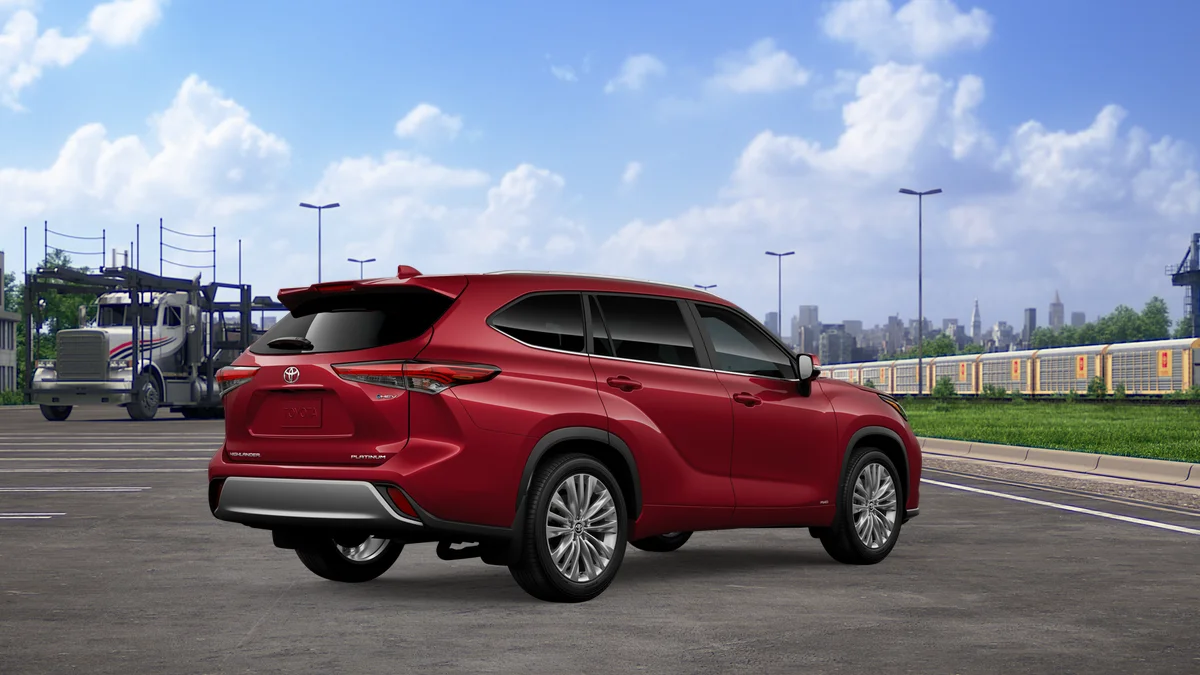 New 2026 Ruby Flare Pearl Toyota Hybrid Platinum image 10