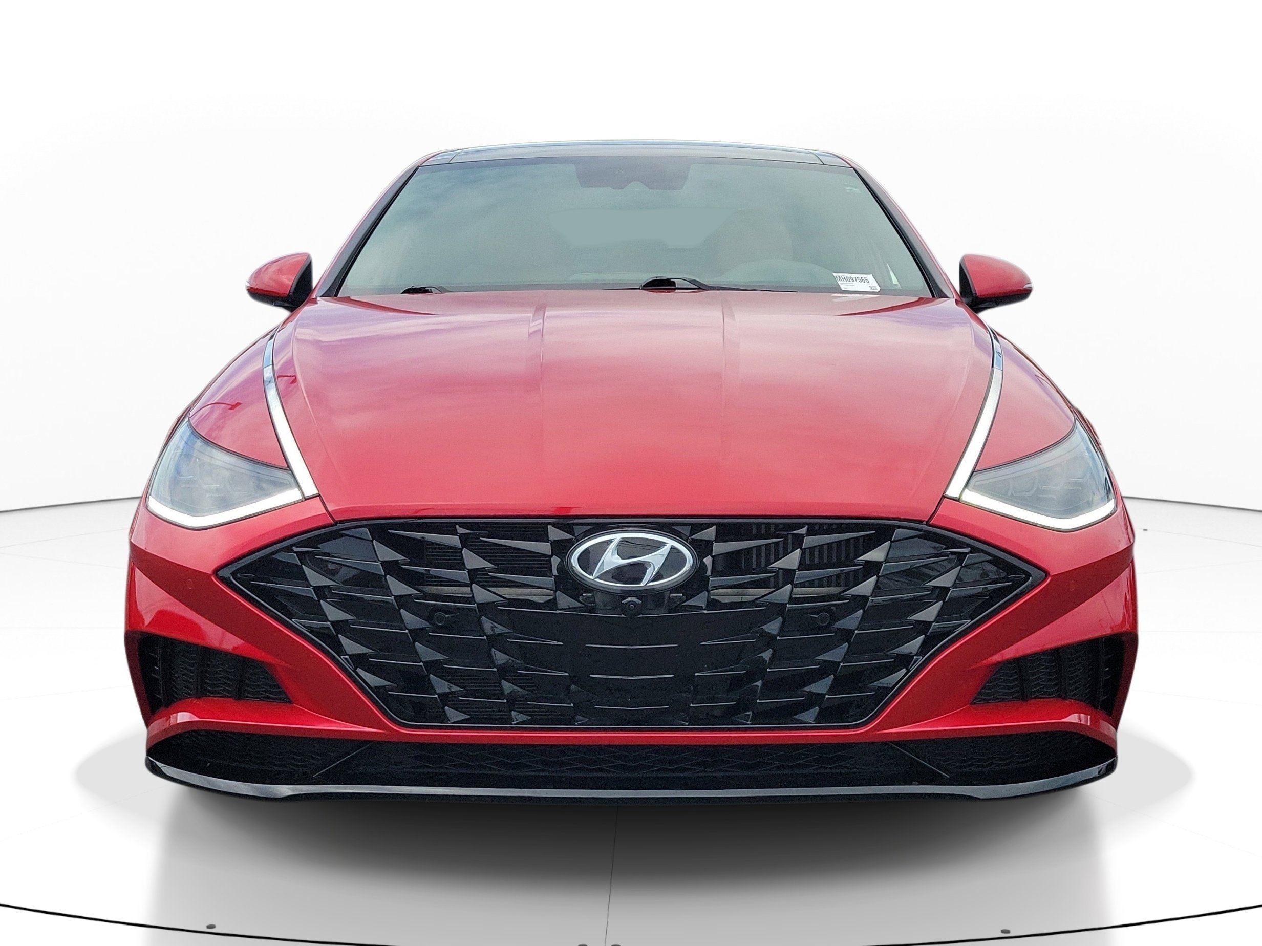 Used 2021 Calypso Red Hyundai Limited image 1