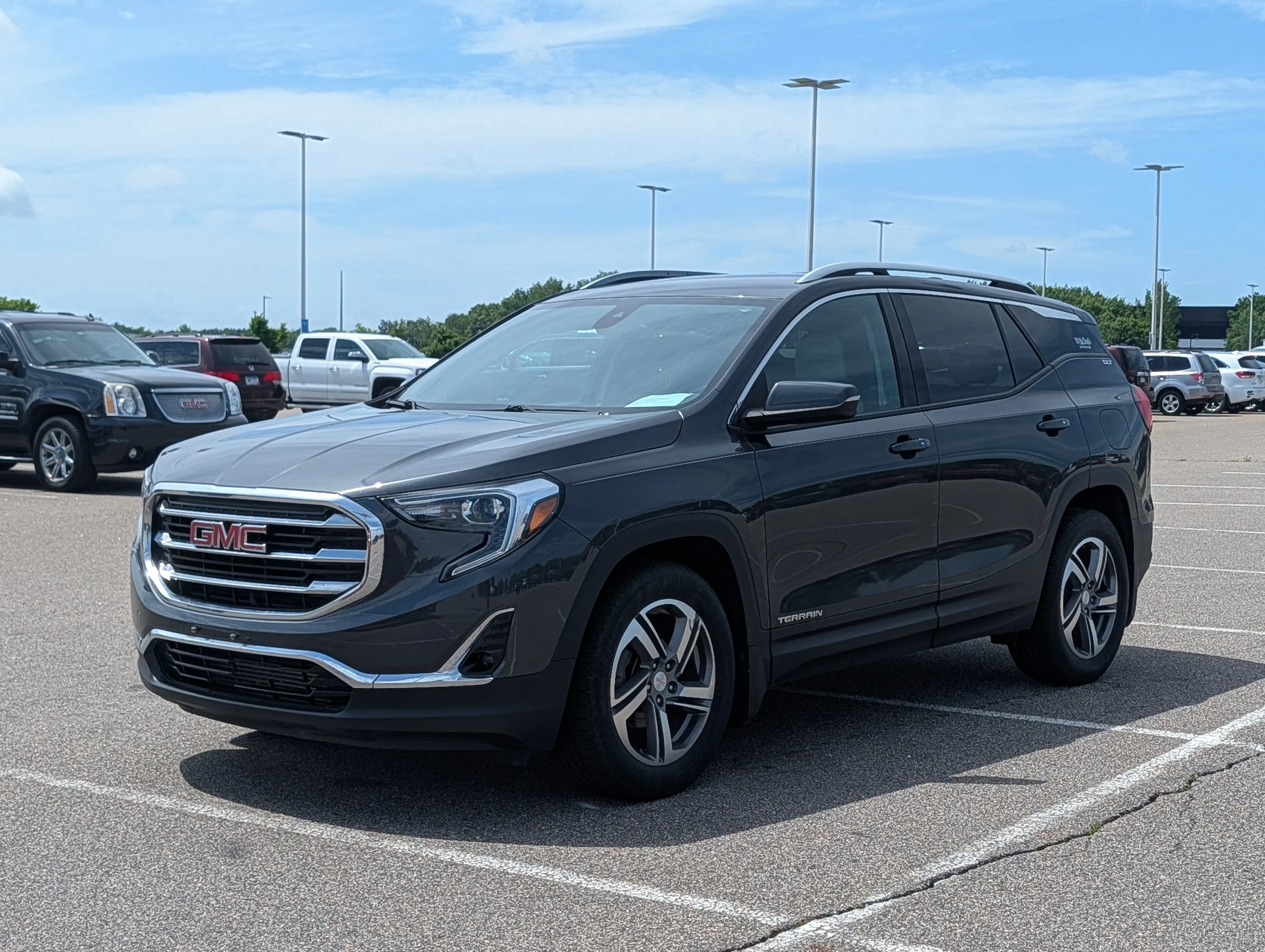 Used 2018 GMC Terrain SLT with VIN 3GKALPEV7JL365731 for sale in Waite Park, Minnesota
