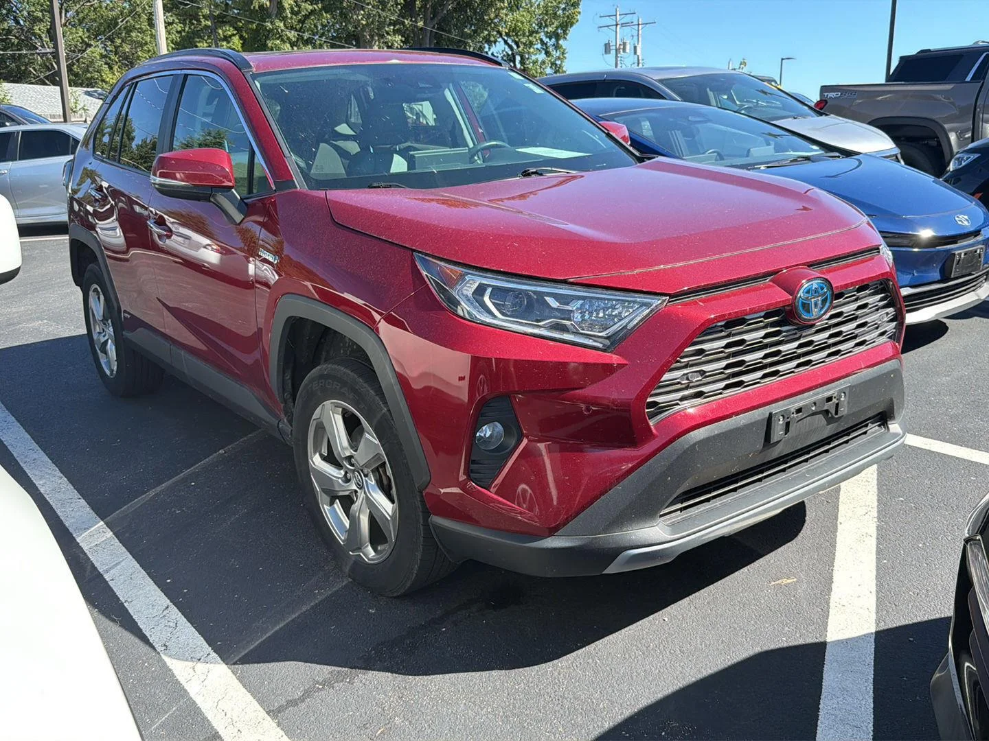 Used 2020 Ruby Flare Pearl Toyota Limited image 1
