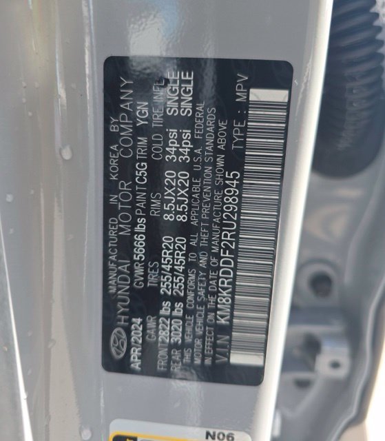 Certified Used 2024 Cyber Gray Hyundai Limited image 14