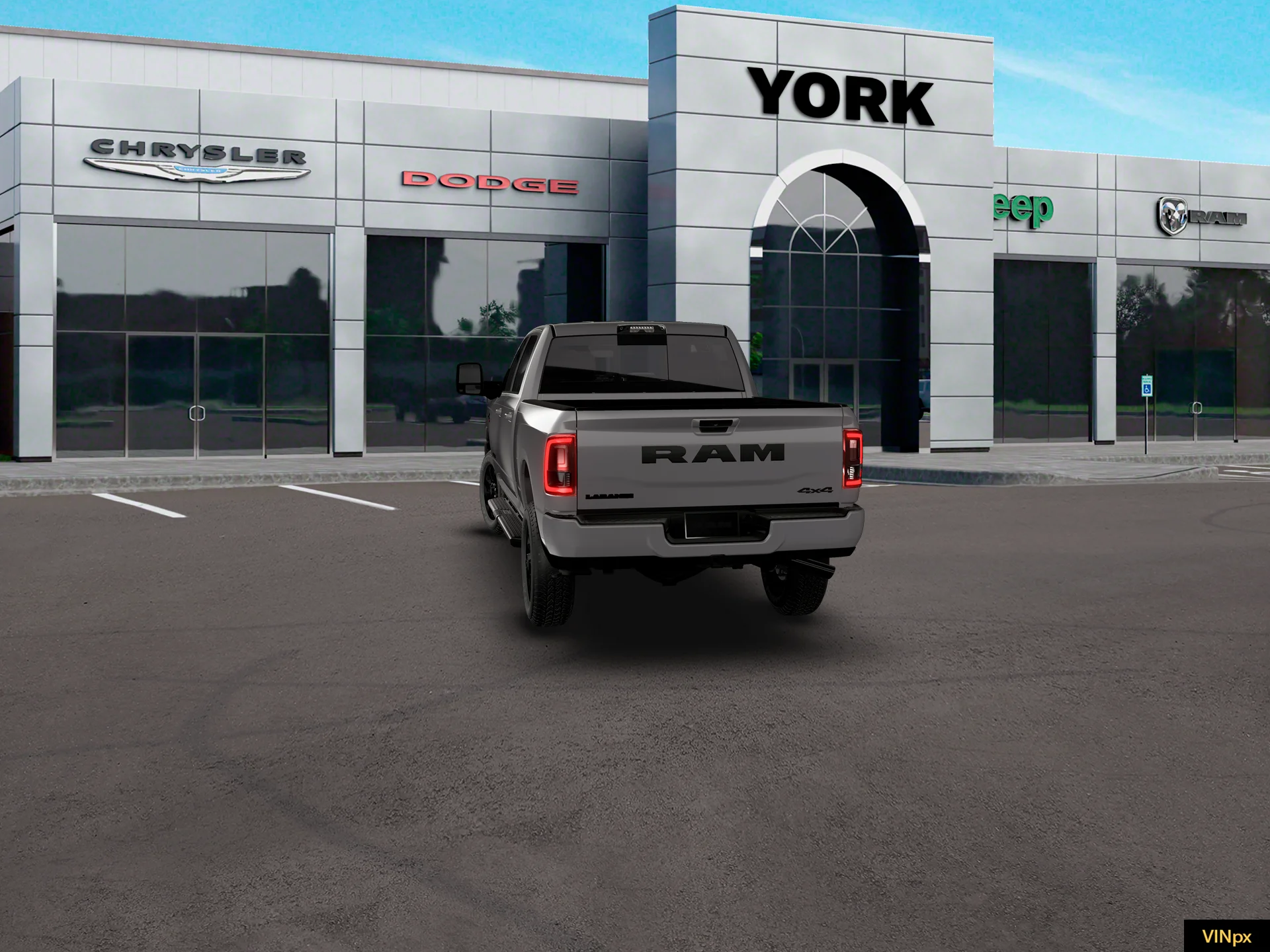 New 2026 Granite Crystal Metallic Clear-Coat Exterior Paint RAM LARAMIE image 25