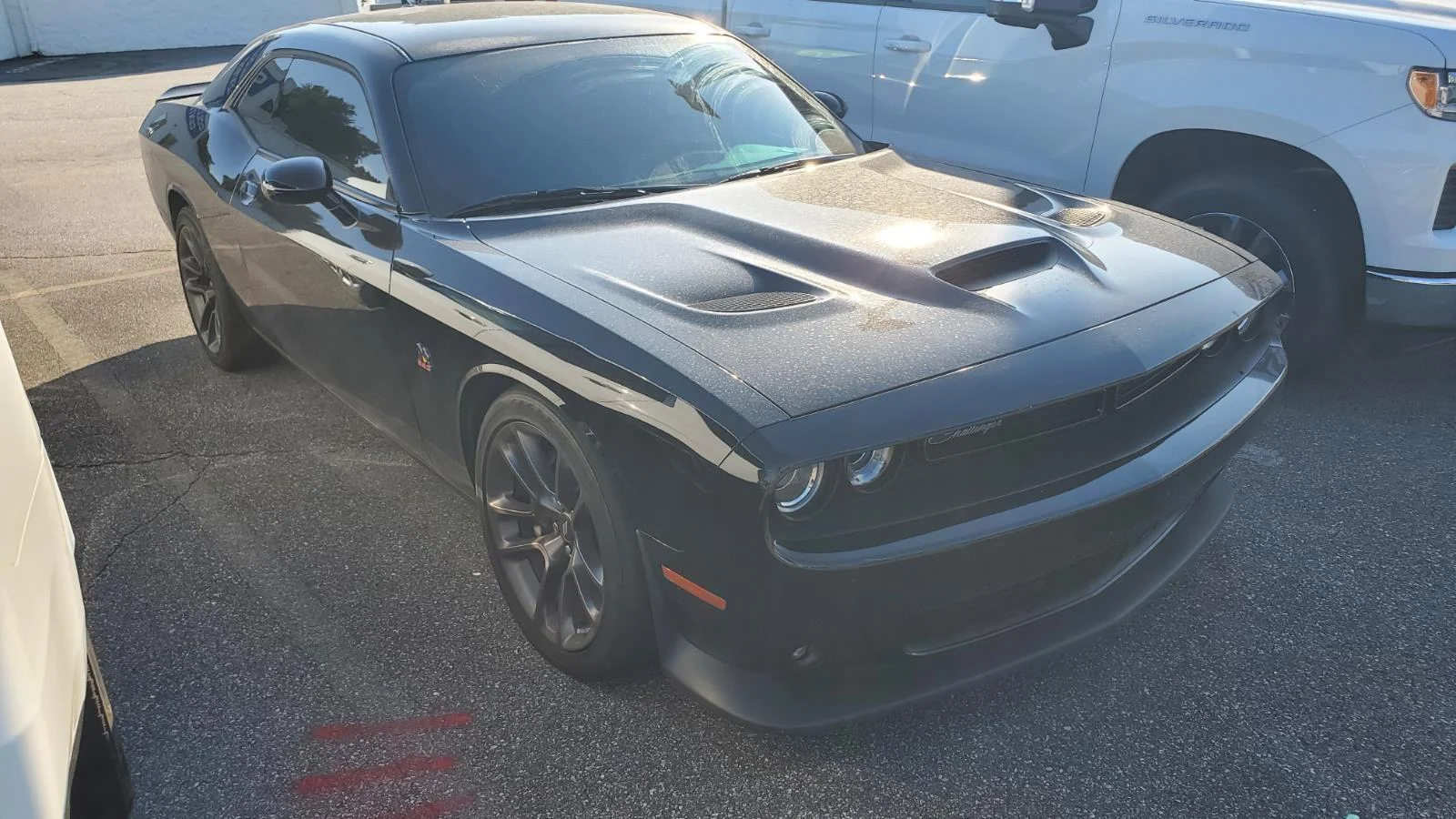 Used 2023 Pitch Black Clearcoat Dodge R/T Scat Pack image 2