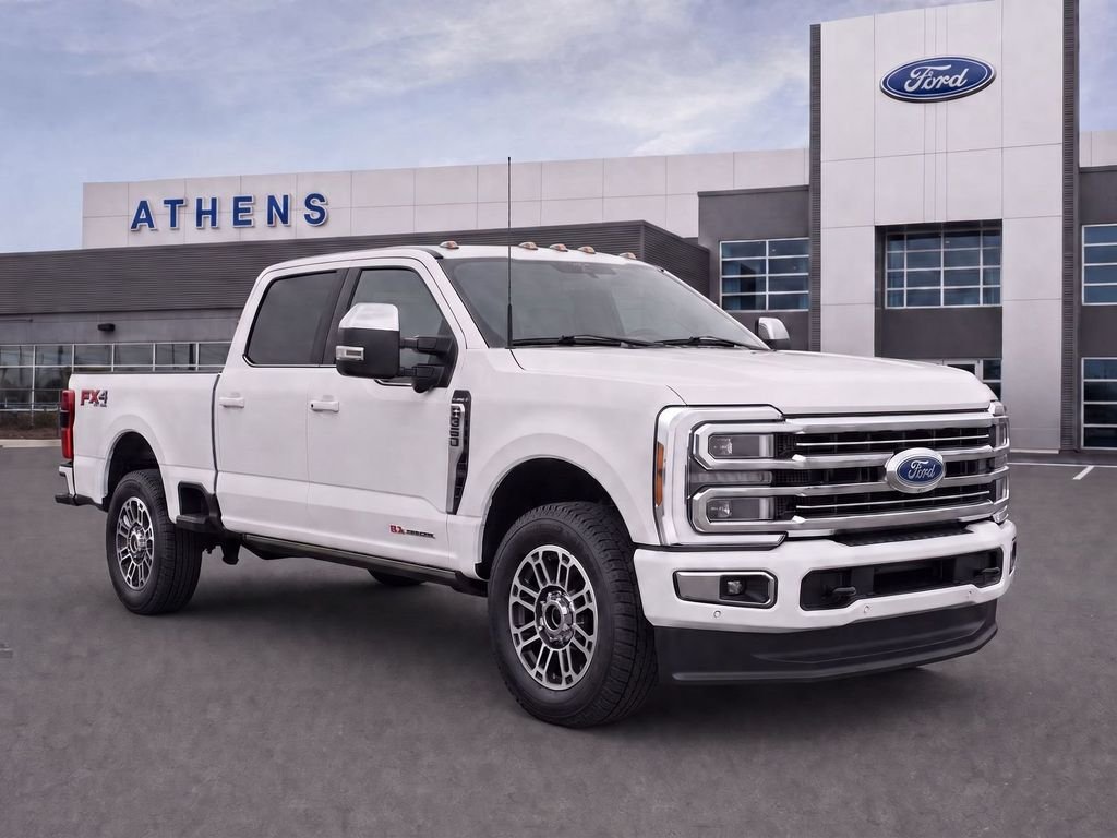 New 2026 Star White Metallic Tri-Coat Ford F-350® Platinum® image 1