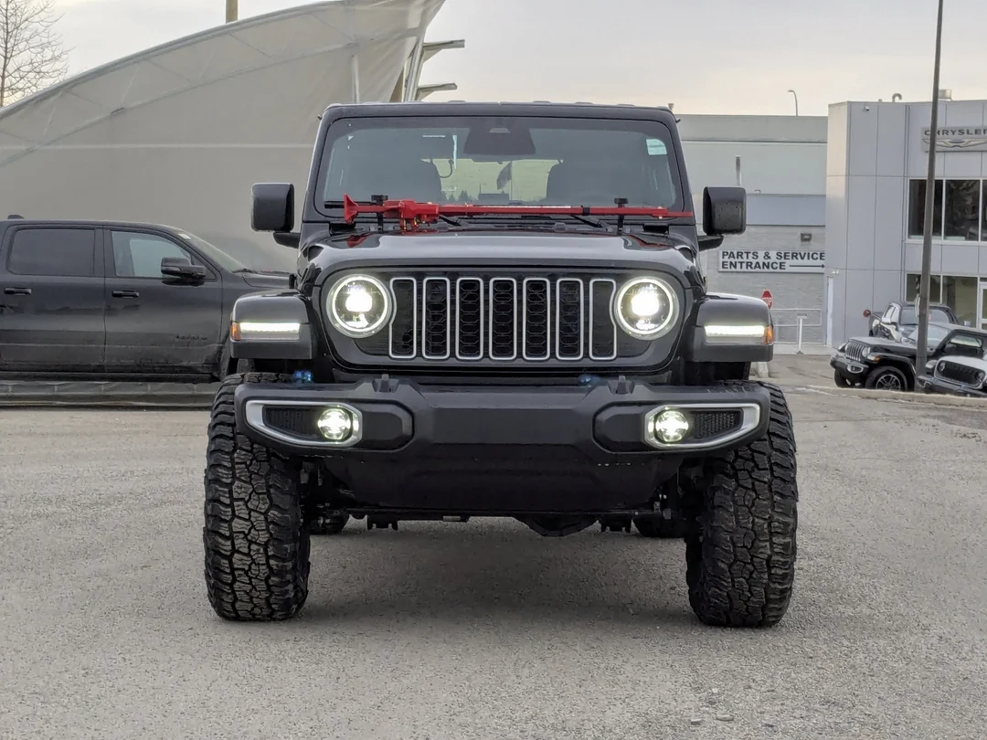 New 2026 Black Jeep Sahara - - 4x4 - Fuel Rims - A/T Tires - 3 Lift & More! image 3