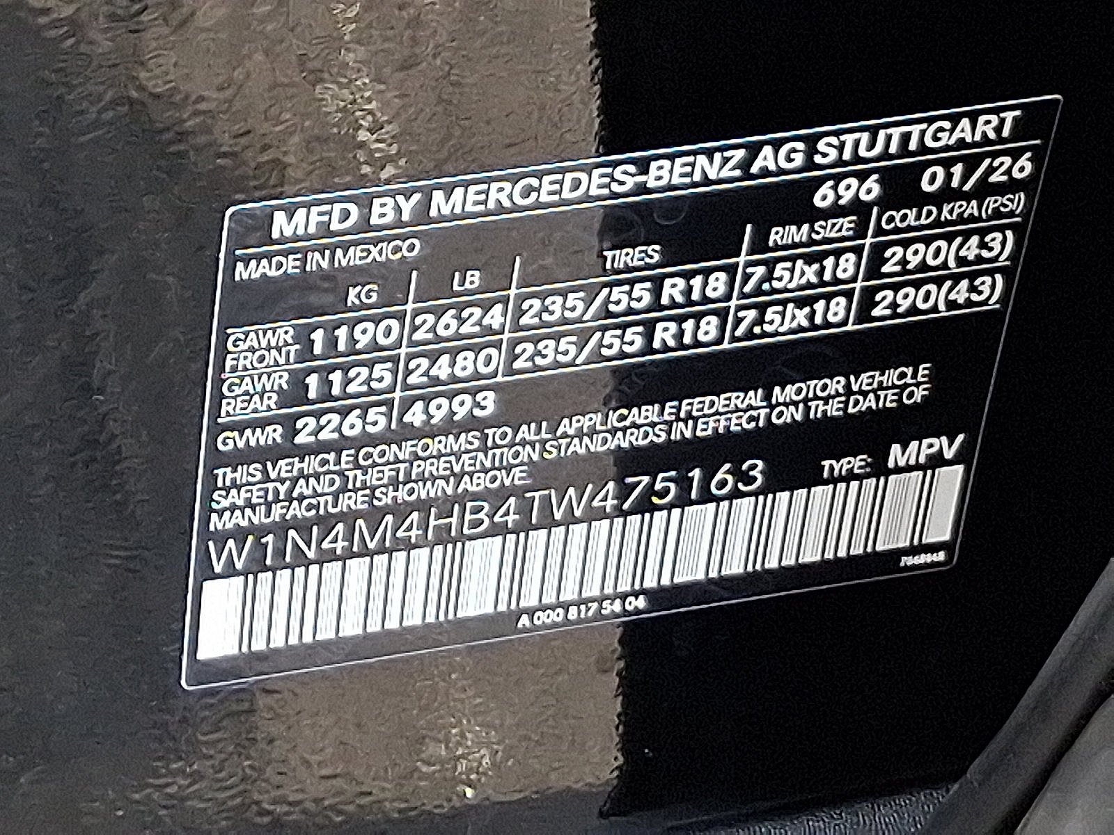 Certified Used 2026 Night Black Mercedes-Benz GLB 250 image 14