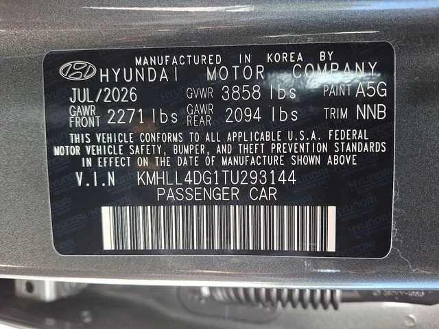New 2026 Gray Hyundai SE image 15
