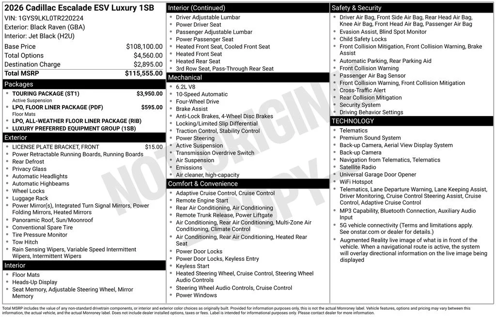 Used 2026 Black Cadillac Luxury image 17