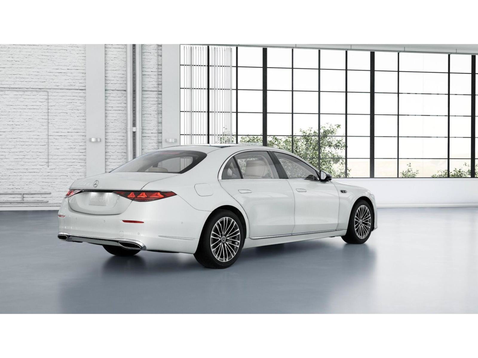 New 2027 MANUFAKTUR Moonlight White Metallic Mercedes-Benz S 500 4MATIC® Sedan image 21