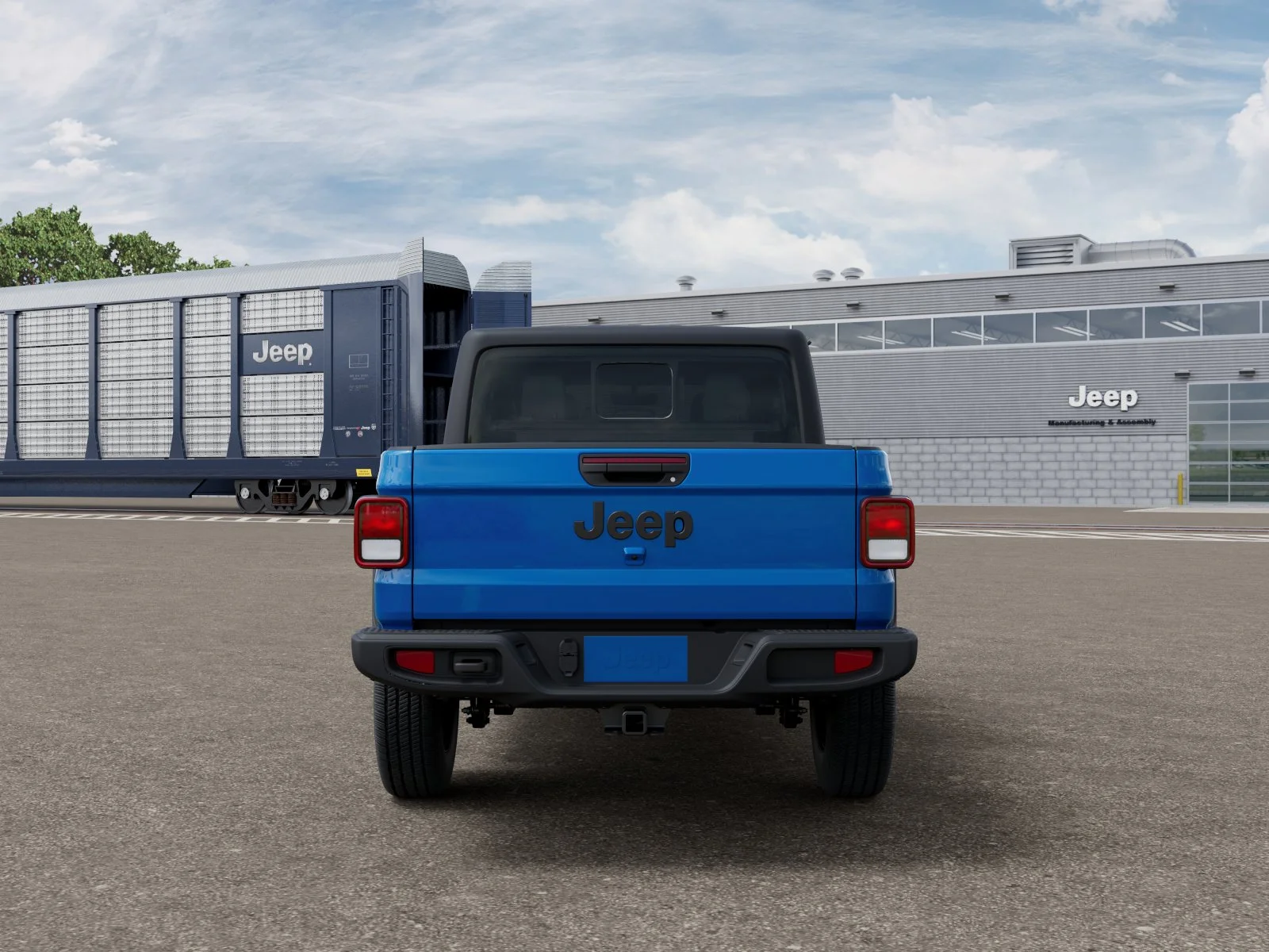 New 2026 Hydro Blue Pearl-Coat Exterior Paint Jeep  image 7