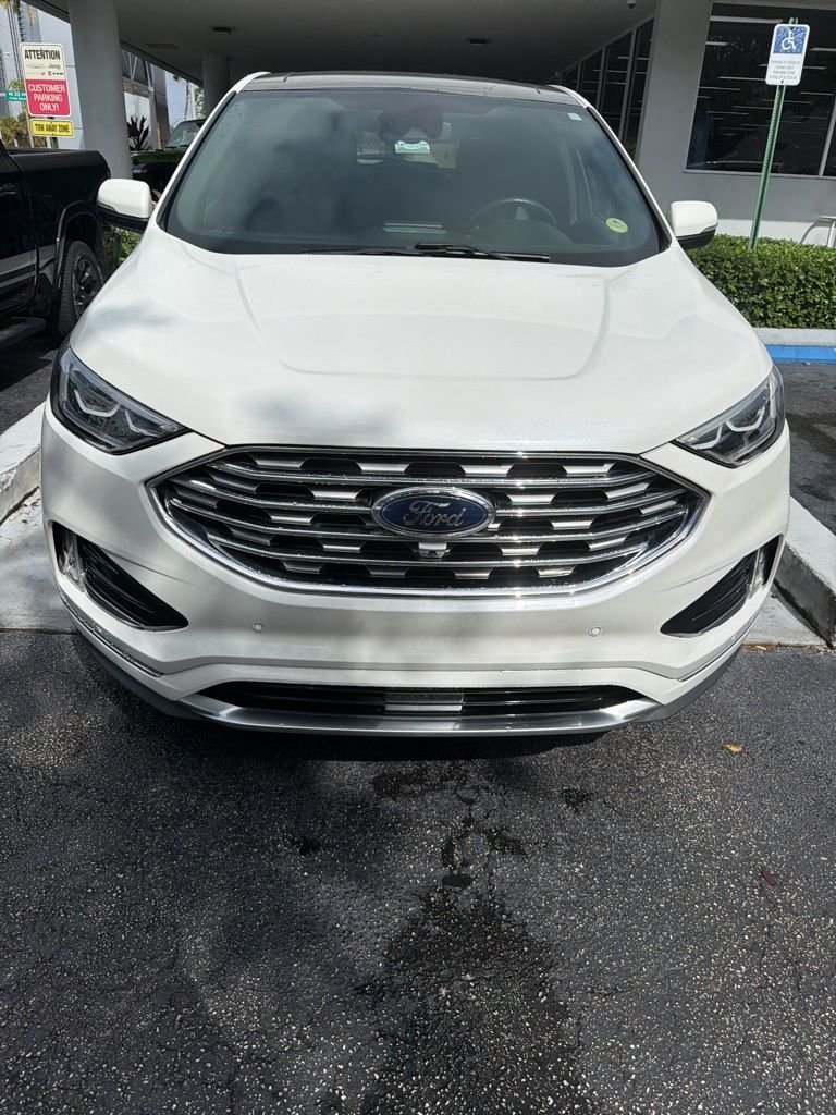 Used 2021 Ford Edge Titanium with VIN 2FMPK4K93MBA44098 for sale in North Miami Beach, FL