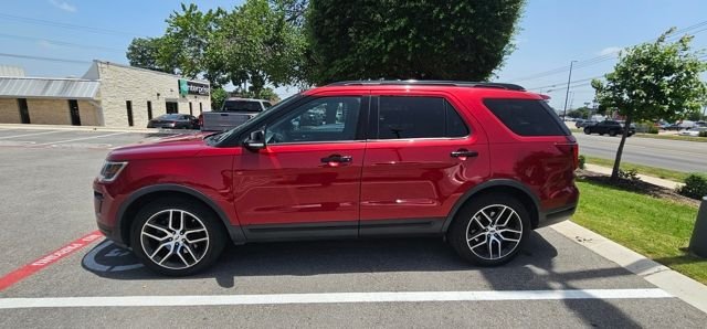 Used 2019 Red Ford Sport image 2