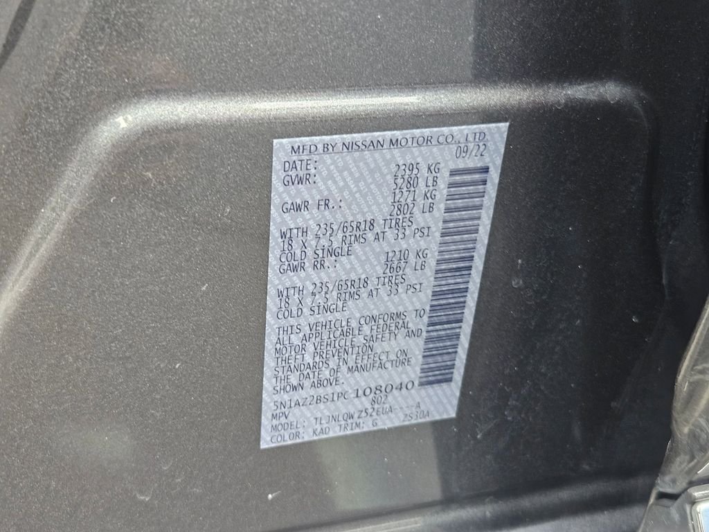 Used 2023 Gun Metallic Nissan SV image 33