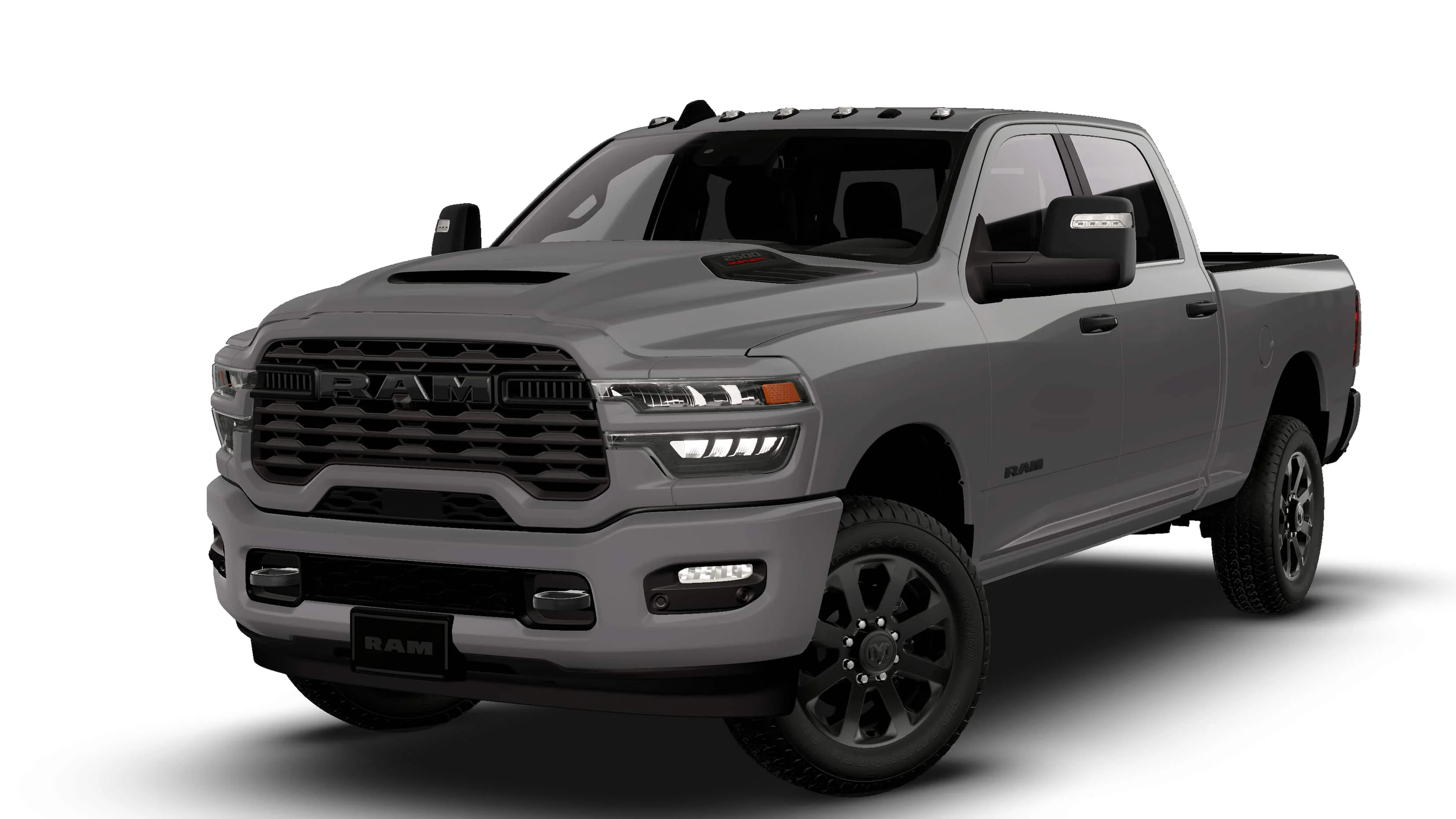 New 2026 Ceramic Gray Clear-Coat Exterior Paint RAM Big Horn image 13