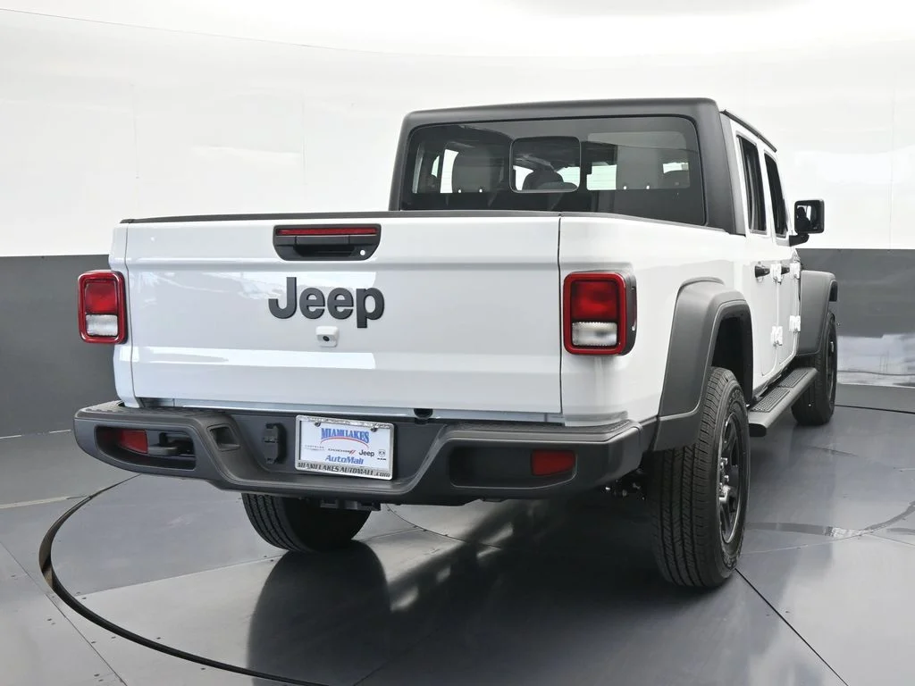 Used 2025 Bright White Clearcoat Jeep Sport image 5