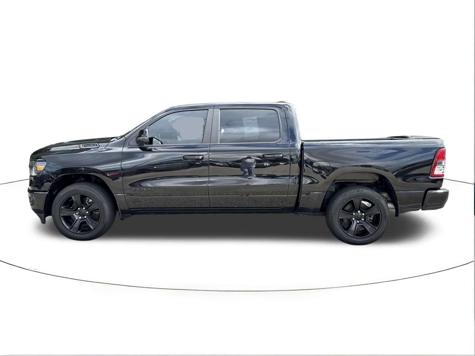 Used 2023 Diamond Black Crystal Pearlcoat Ram Big Horn image 6