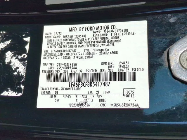 Used 2024 Black Ford GT Premium image 35