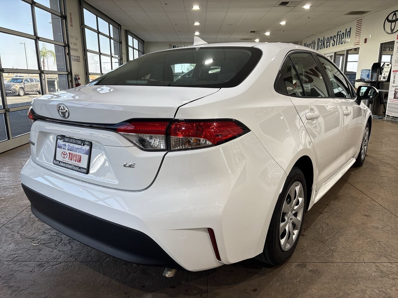 Certified Used 2024 Ice Toyota LE image 2