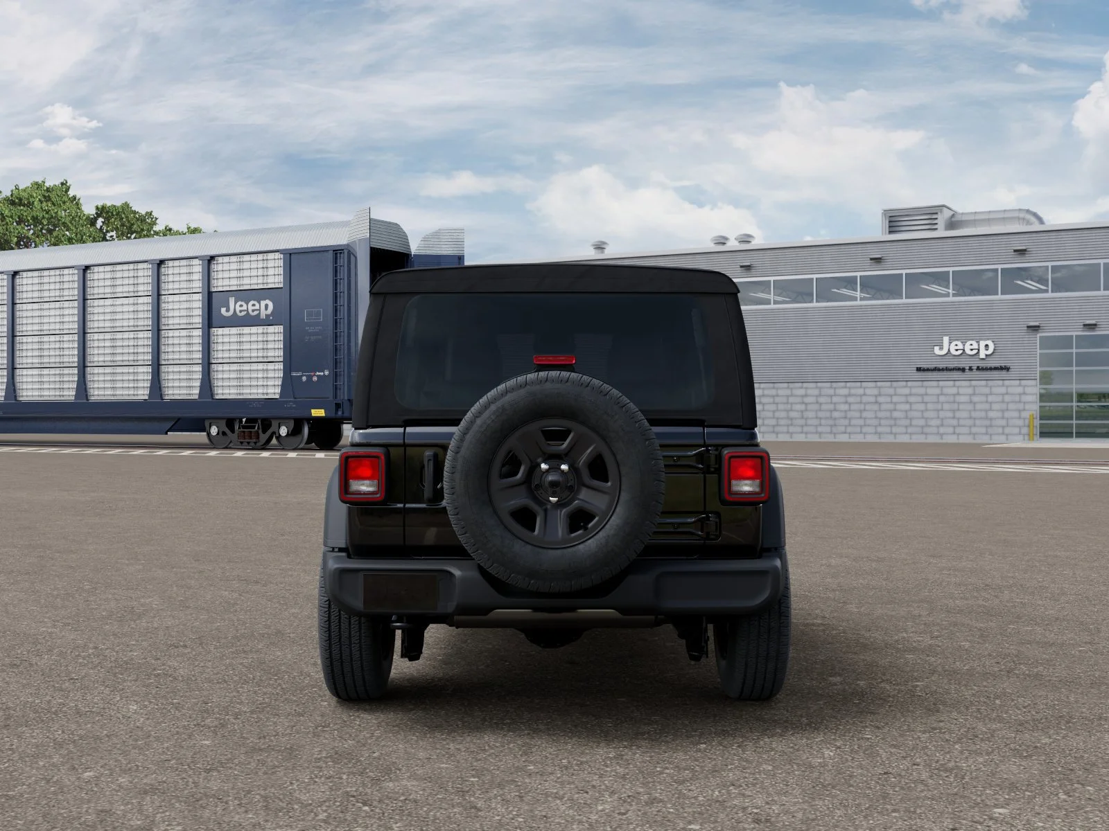 New 2026 Black Clear-Coat Exterior Paint Jeep Sport image 7