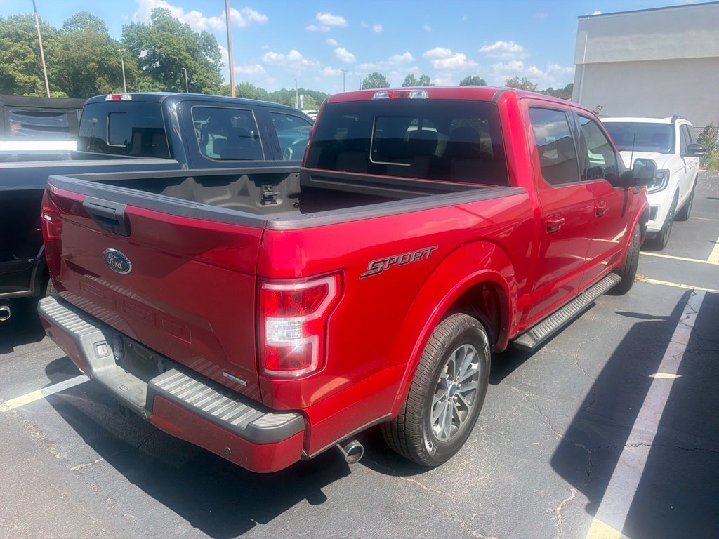 Used 2020 Rapid Red Metallic Tinted Clearcoat Ford XLT image 3