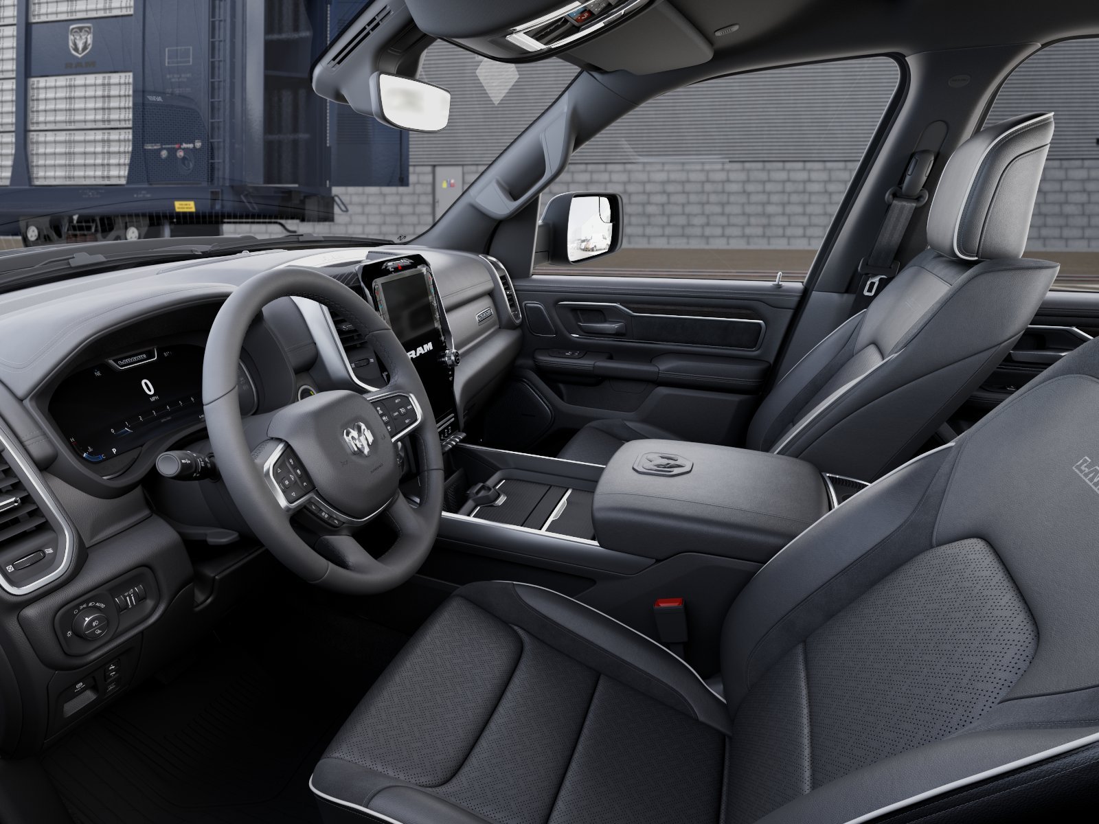 New 2027 Diamond Black Crystal Pearl-Coat Exterior Paint RAM LARAMIE image 22