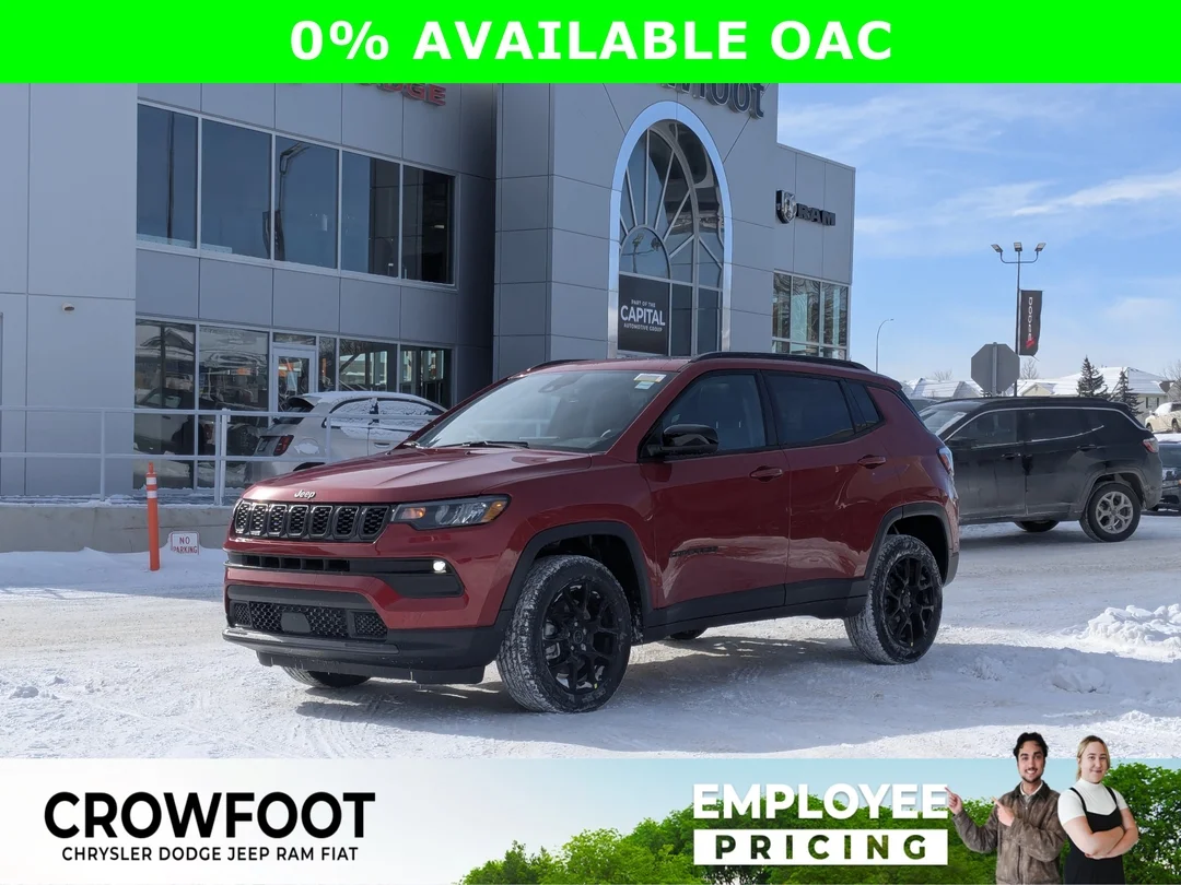 New 2026 Red Jeep North - - 4x4 - Altitude Special Edition 18 Inch Black Wheels & More! image 1