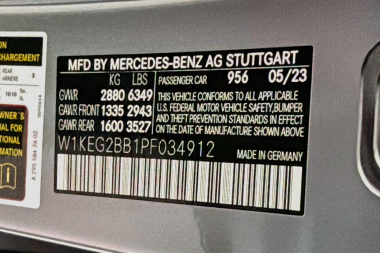 Certified Used 2023 MANUFAKTUR Alpine Grey Mercedes-Benz 350+ image 25