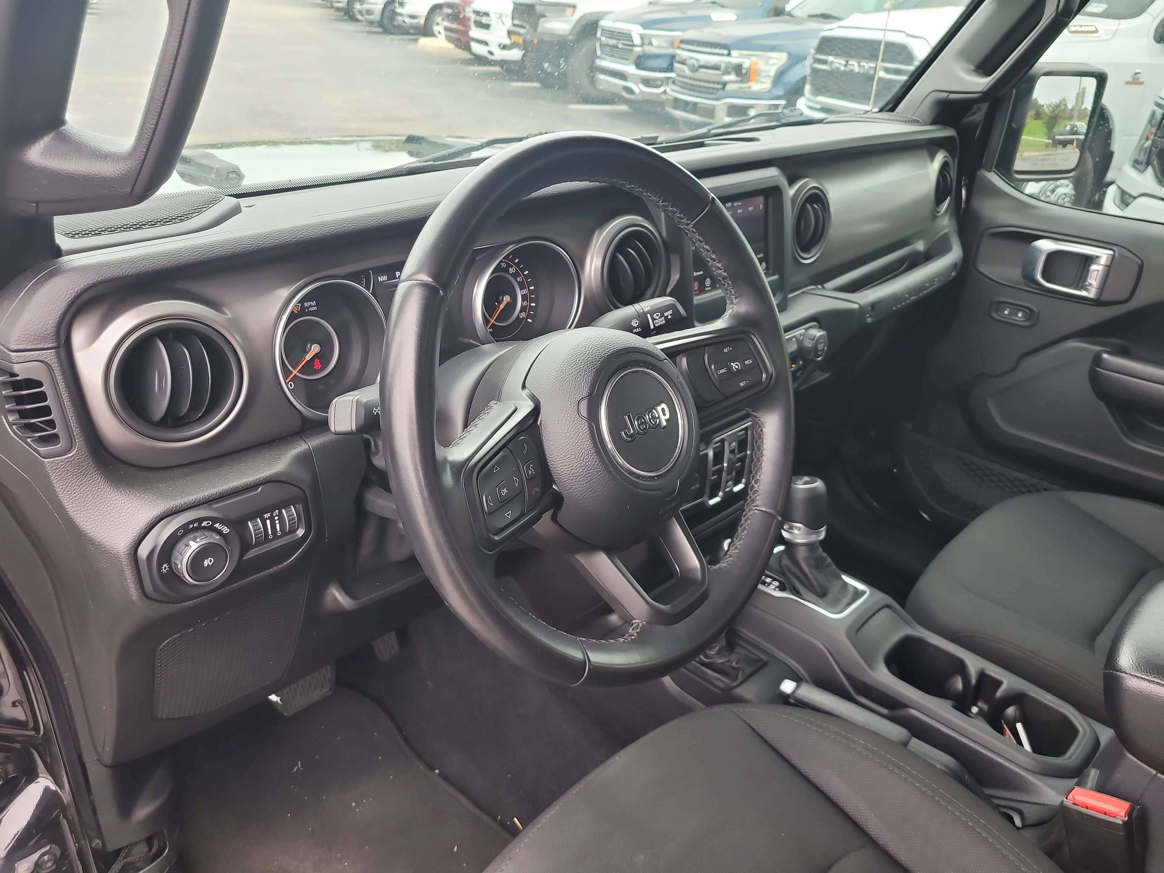 Used 2022 Black Clearcoat Jeep Unlimited Sport S image 18