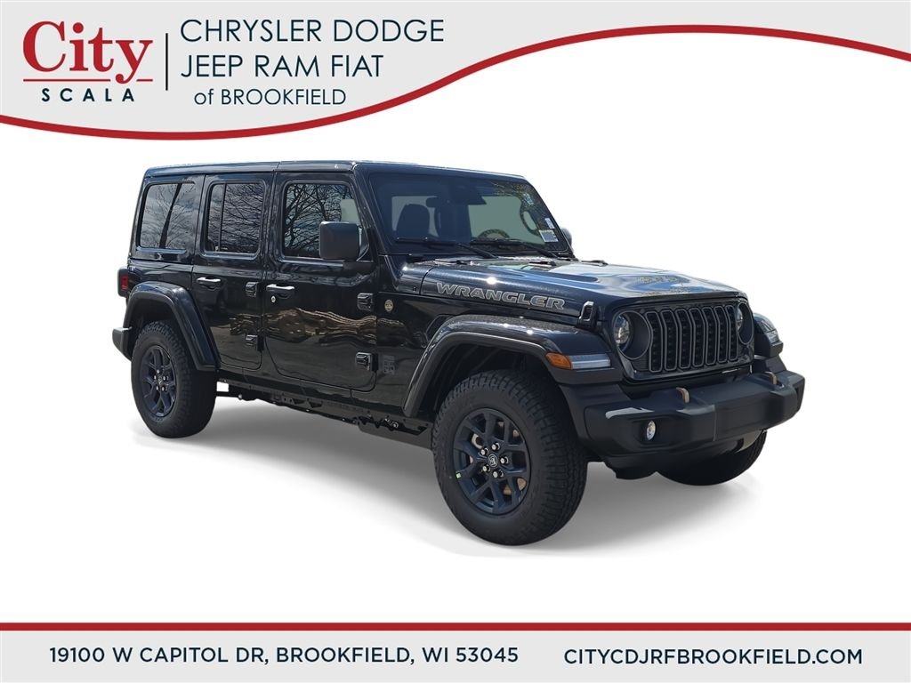 New 2026 Black Clear-Coat Exterior Paint Jeep 85th Anniversary Edition image 1