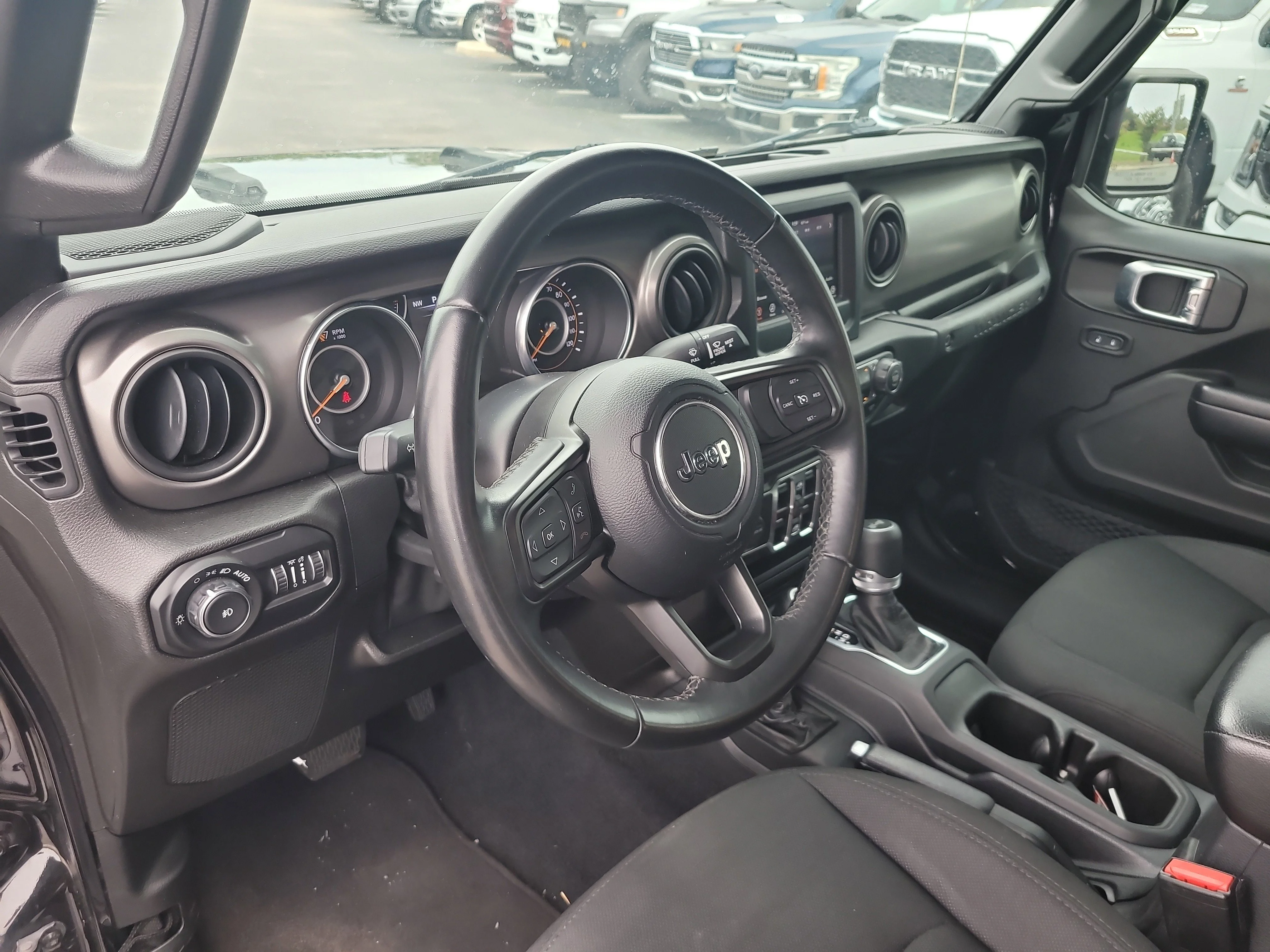 Used 2022 Black Clearcoat Jeep Unlimited Sport S image 18