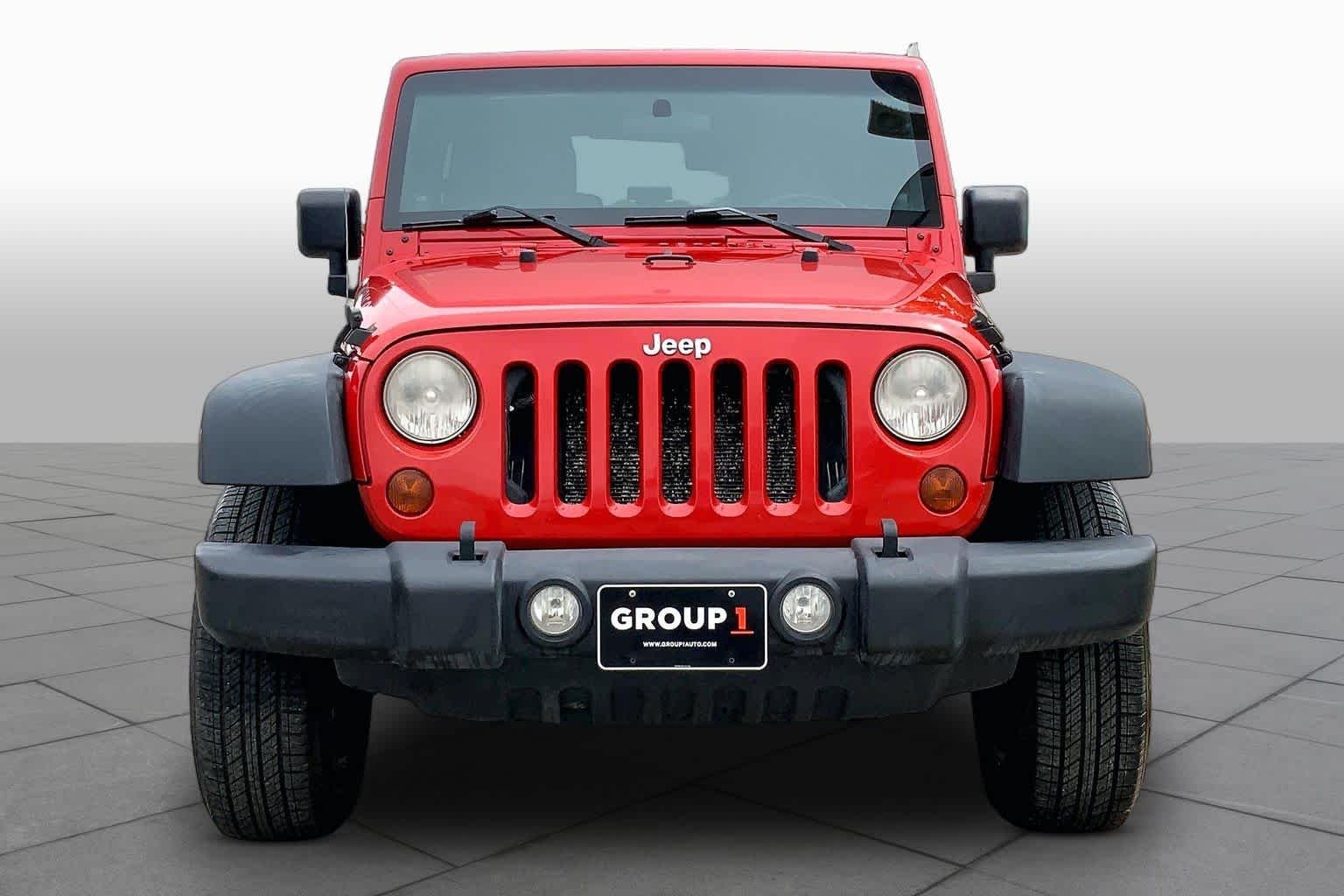 Used 2010 Flame Red Jeep Rubicon image 3