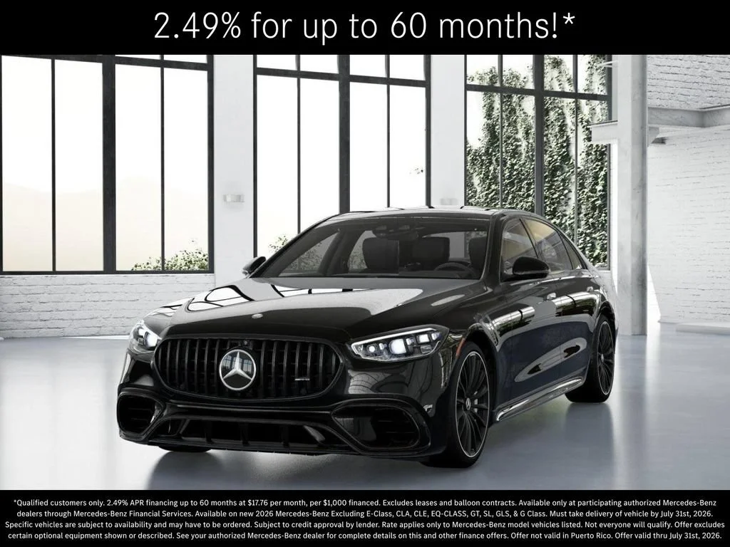 New 2026 Obsidian Black Metallic Mercedes-Benz AMG® S 63 E 4MATIC Sedan image 83