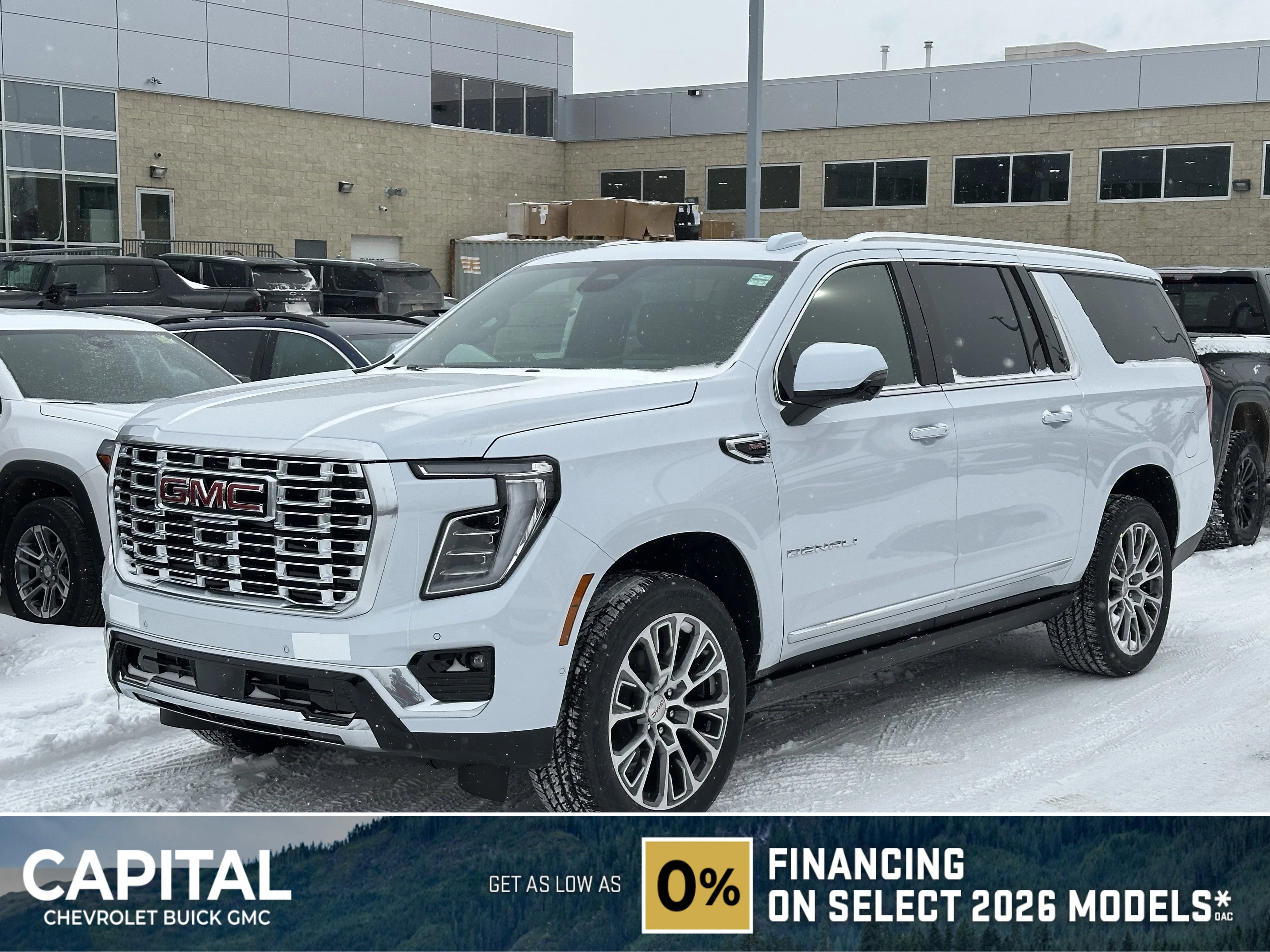 New 2026 Glacier White Tricoat GMC Denali image 1