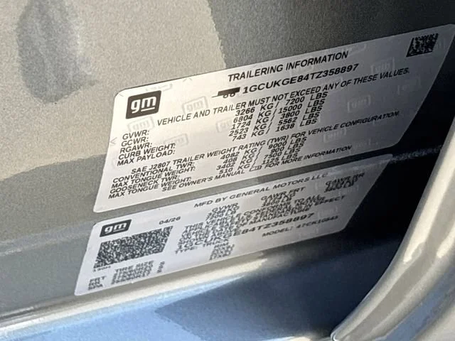 New 2026 Sterling Gray Metallic Chevrolet LTZ image 28