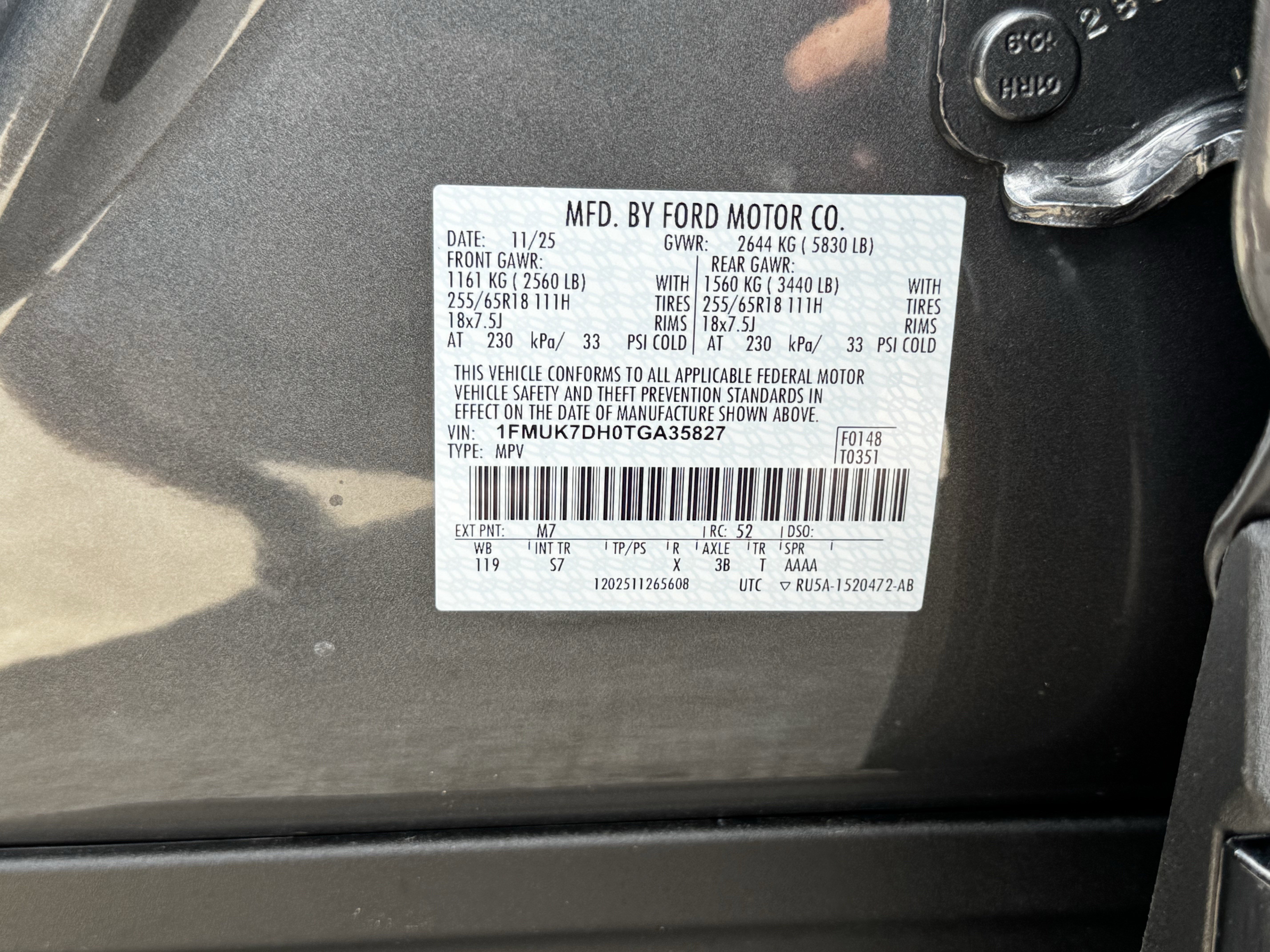New 2026 Carbonized Gray Metallic Ford Active image 21