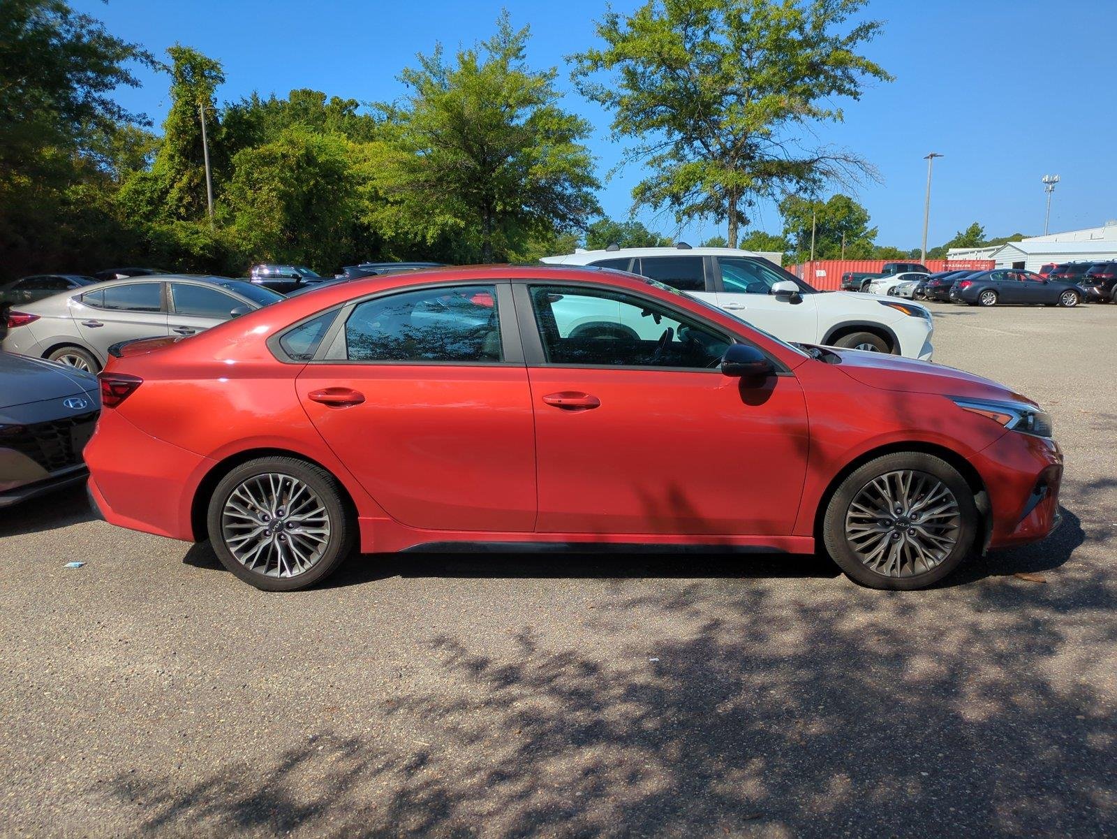Used 2023 Fire Orange Kia GT-Line image 3
