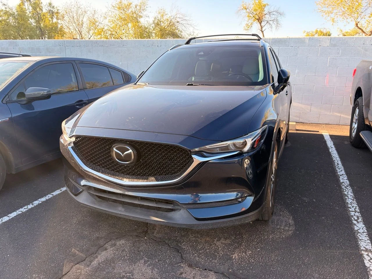 Used 2020 Deep Crystal Blue Mica Mazda Grand Touring image 8