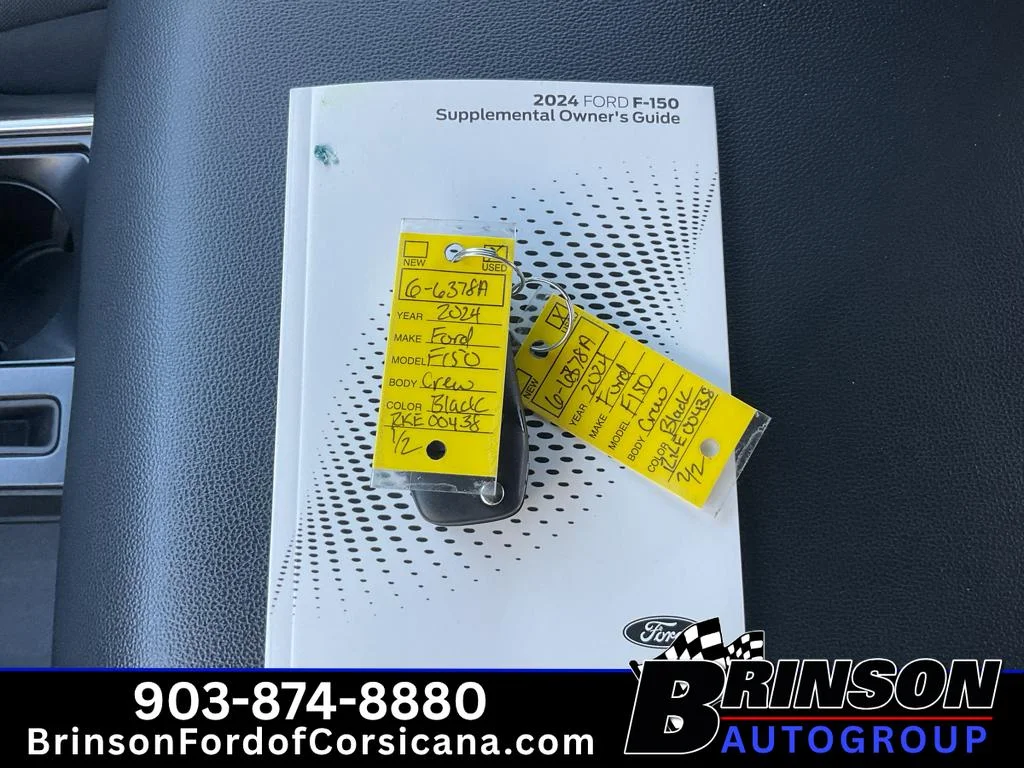 Used 2024 Agate Black Metallic Ford STX image 32