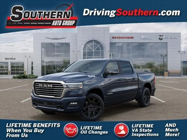 New 2026 Forged Blue Metallic Exterior Paint RAM LARAMIE image 1