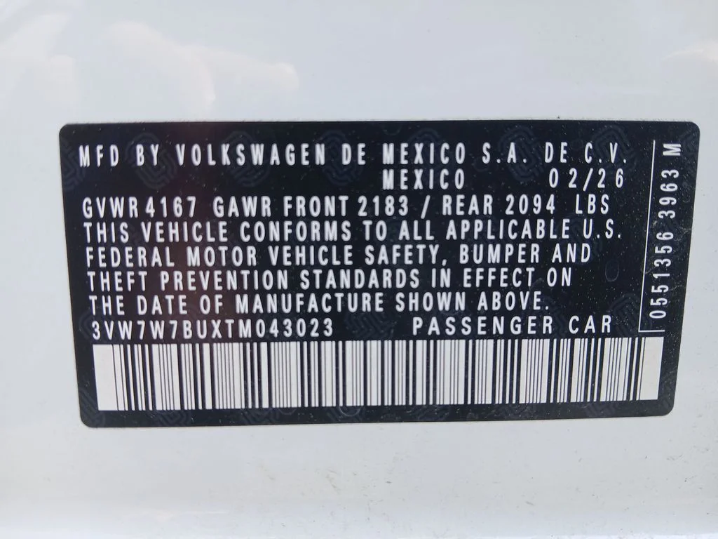 New 2026 White Volkswagen 1.5T SE image 29