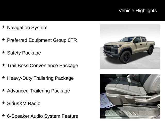 Used 2024 Sand Dune Metallic Chevrolet Trail Boss image 8