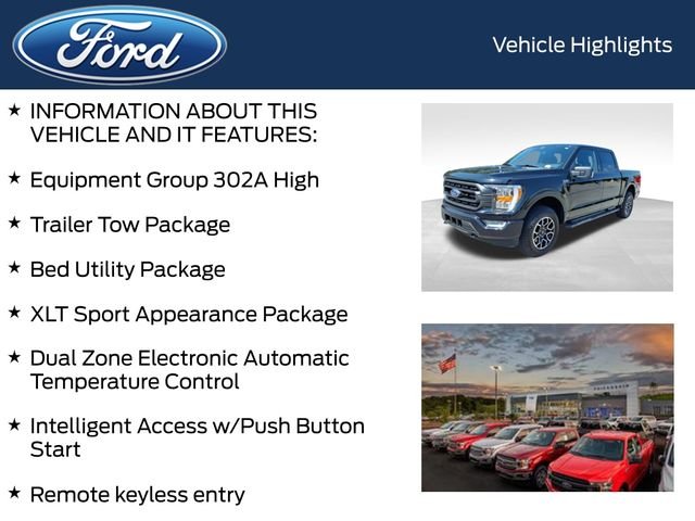 Certified Used 2022 Black Metallic Ford XLT image 5