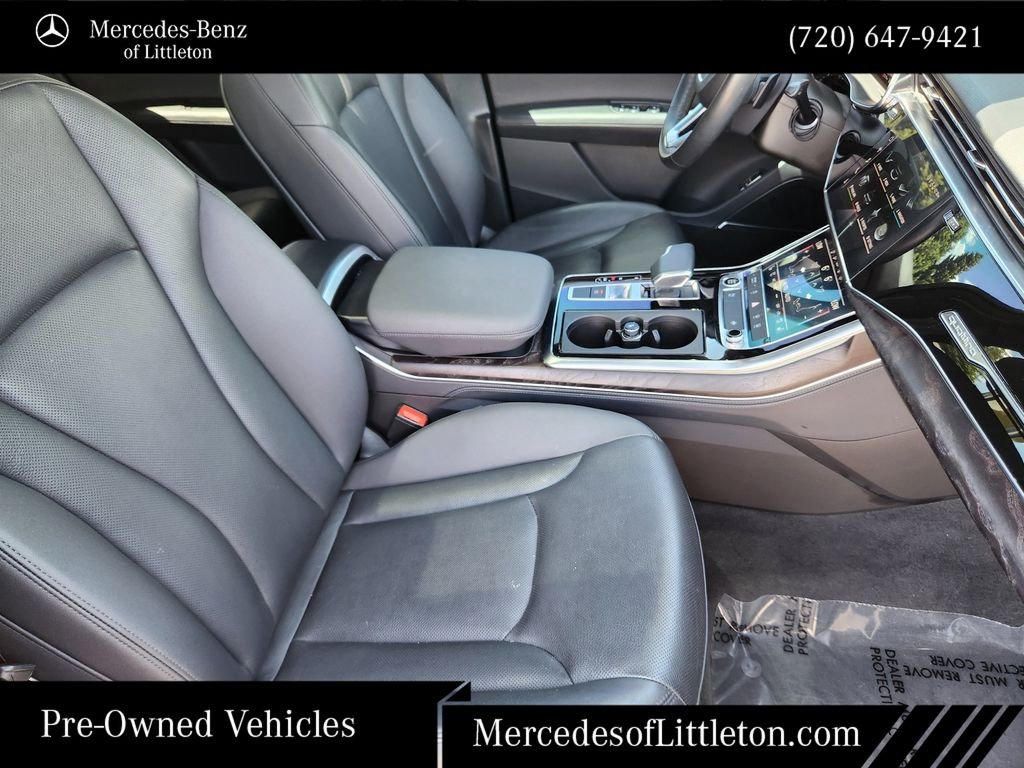Used 2021 Blue Audi 55 Premium Plus image 13