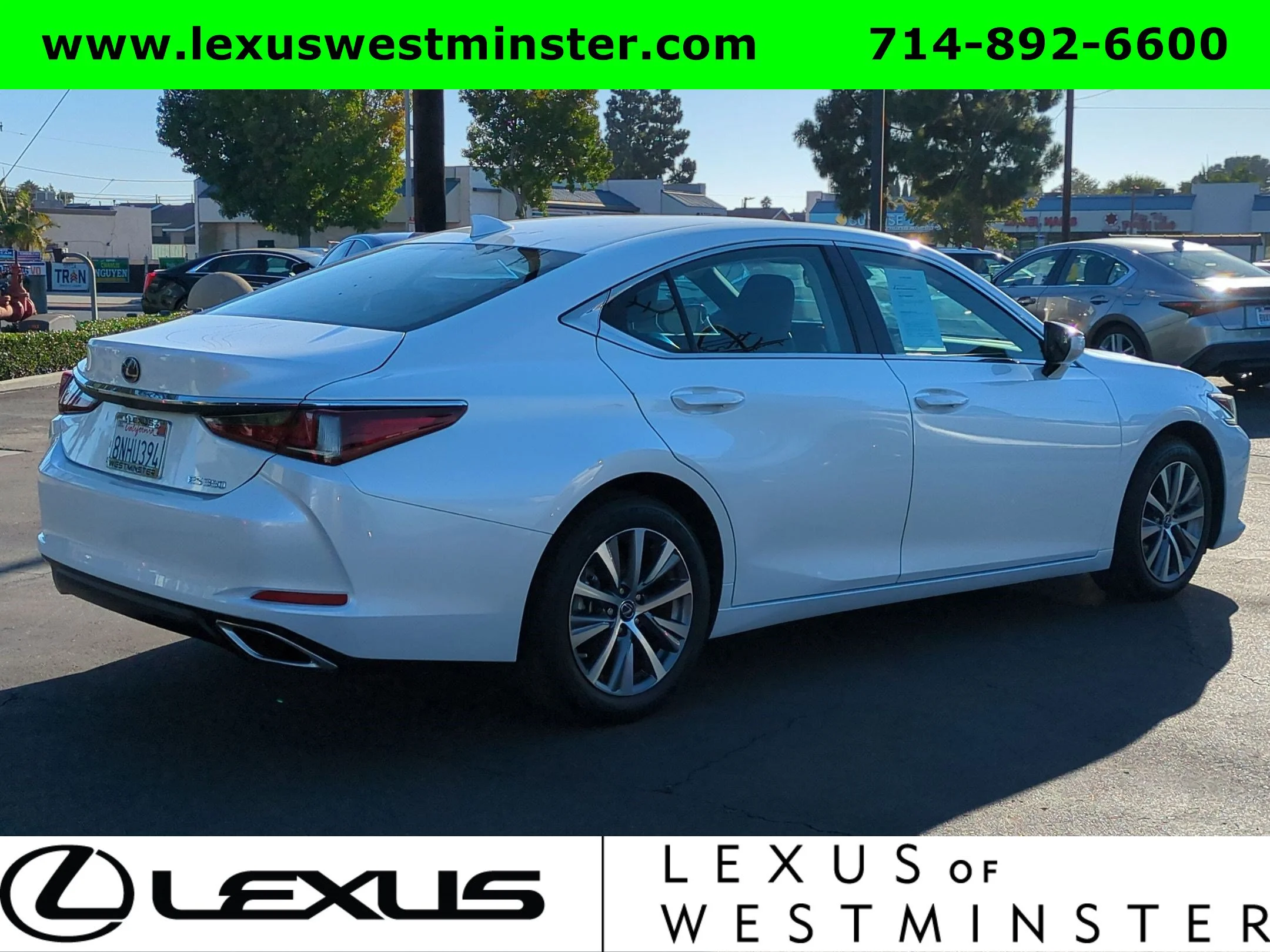 Used 2020 White Lexus ES 350 image 8