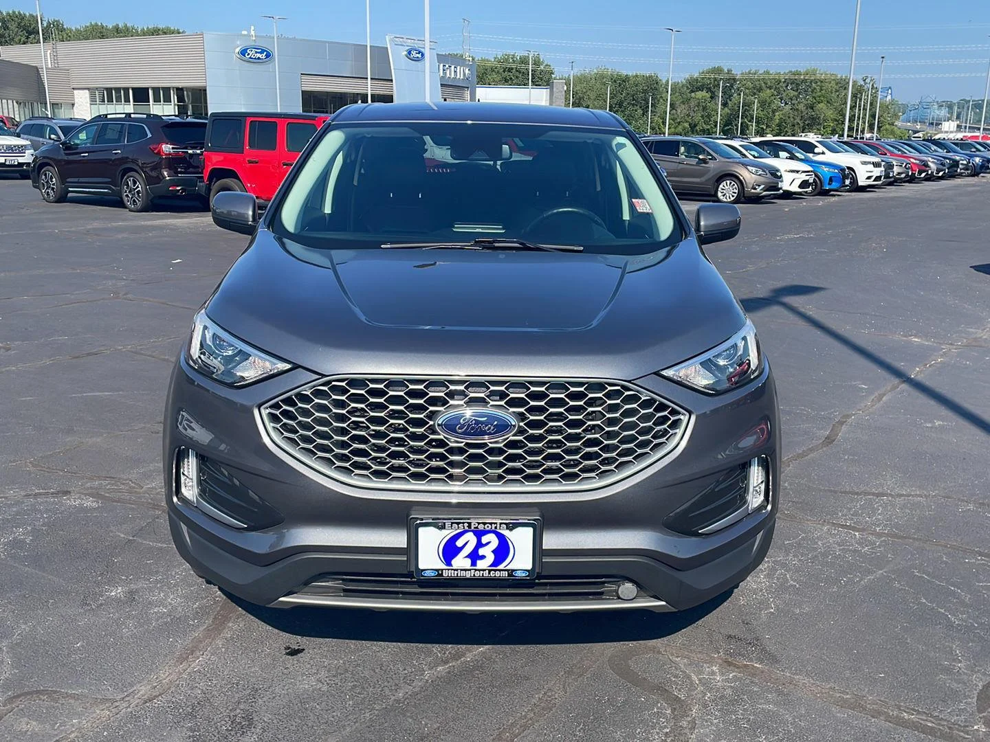 Used 2023 Carbonized Gray Metallic Ford SEL image 8